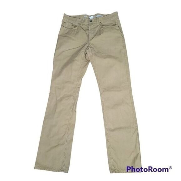 MEN-S Urban Pipeline Tan Straight Leg Pants 32/34 Utility Casual - Picture 1 of 8